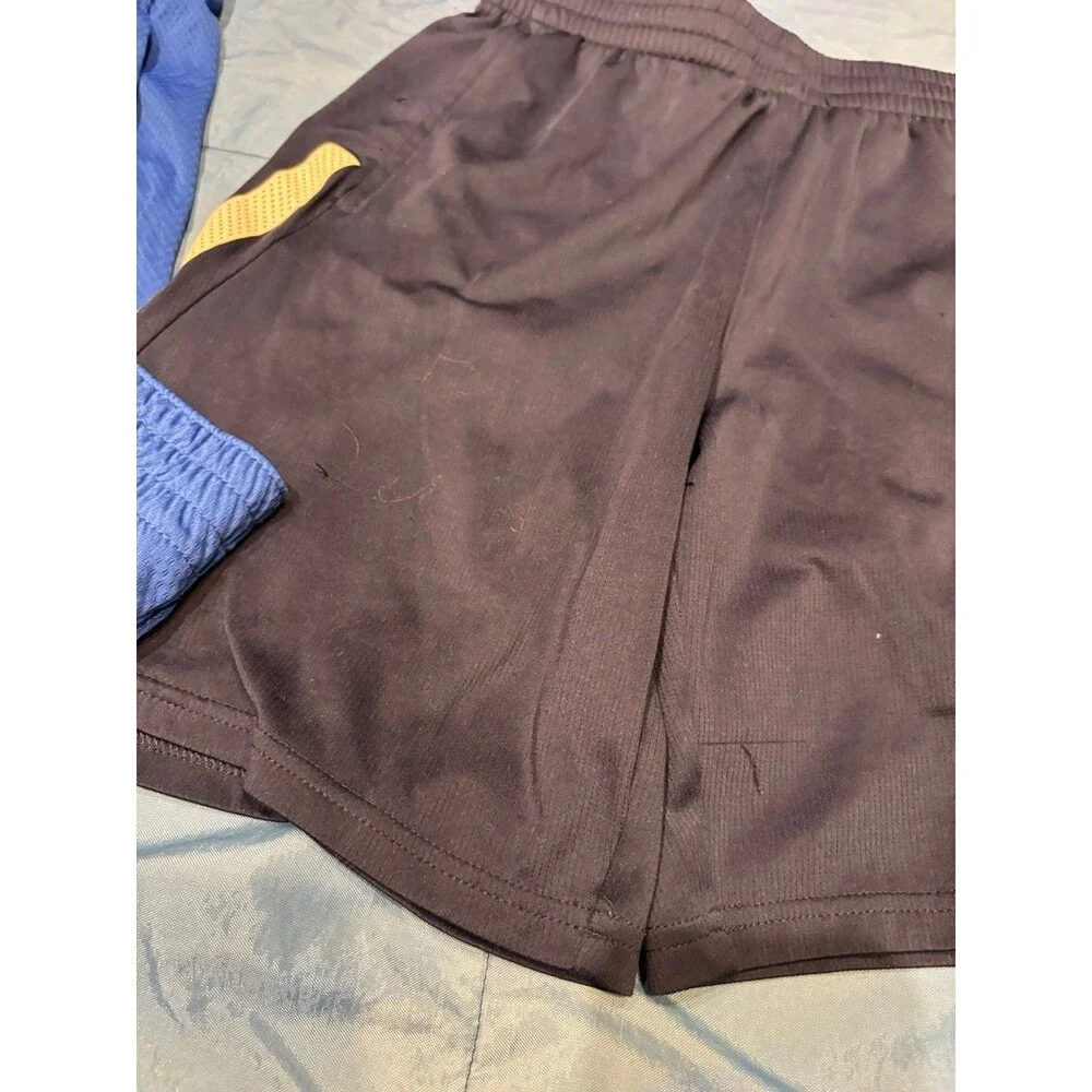 Nike adidas boys athletic shorts lot blue L 14/16 play